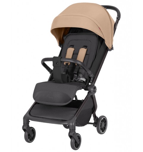 Carrello Atom S - kompaktowy, stylowy wózek spacerowy do 22 kg | Down Beige